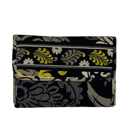 EUC Vera Bradley Baroque Trifold Euro Compact Paisley Wallet For Crafts/Repairs - Picture 1 of 11